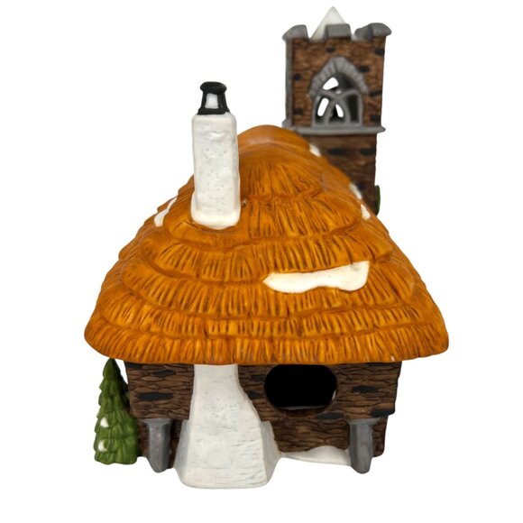 Department 56 Dickens Village Ivy Glen Church 1988 Porcelain Light-Up - Picture 3 of 8